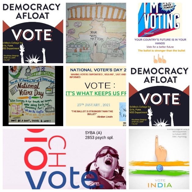 Electoral Day 2020-21-Posters made by students